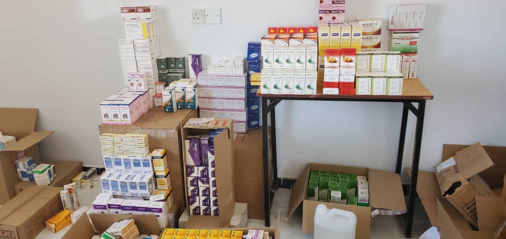 توريد وتسليم المرحلة الاولى من الأدوية الطبية للمرافق الصحية في مديرية العبدية – محافظة مأرب