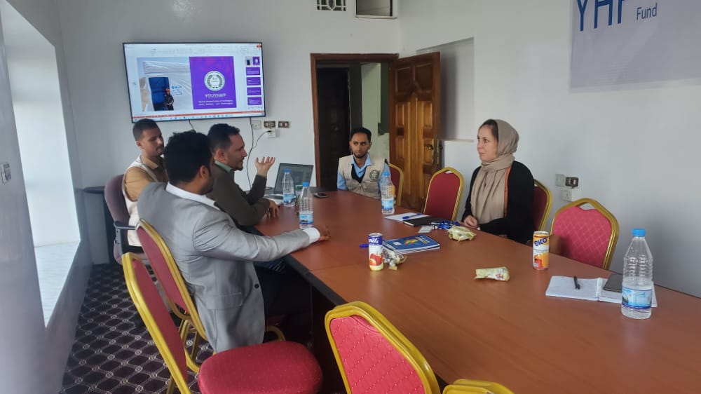 زيارة فريق YHF لمكتب الـ YGUSSWP في محافظة حجة